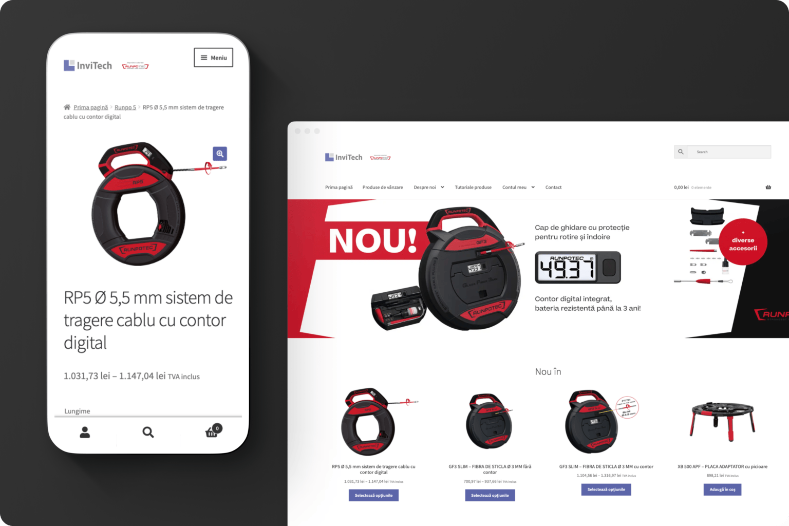 eCommerce platform UX/UI design by AK Visuals